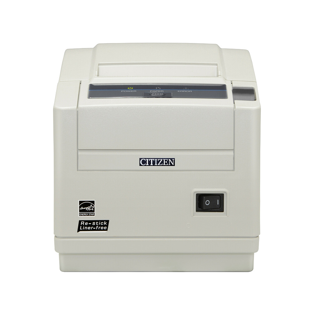 Citizen белый чековый CT-S601IIR принтер спереди сверху