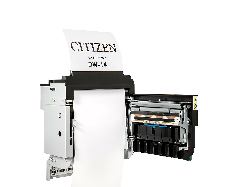 Citizen Kiosk Printer DW-14 vertical installation open
