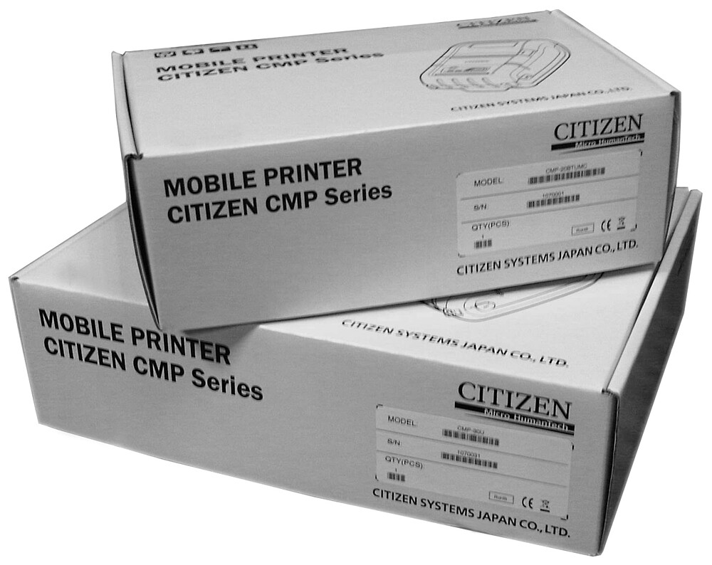Citizen drukarka przenośna CMP-20 CMP-30 opakowanie