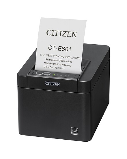 Citizen POS CT-E601 Antimicrobial Disinfectant Ready Black Printer Feed