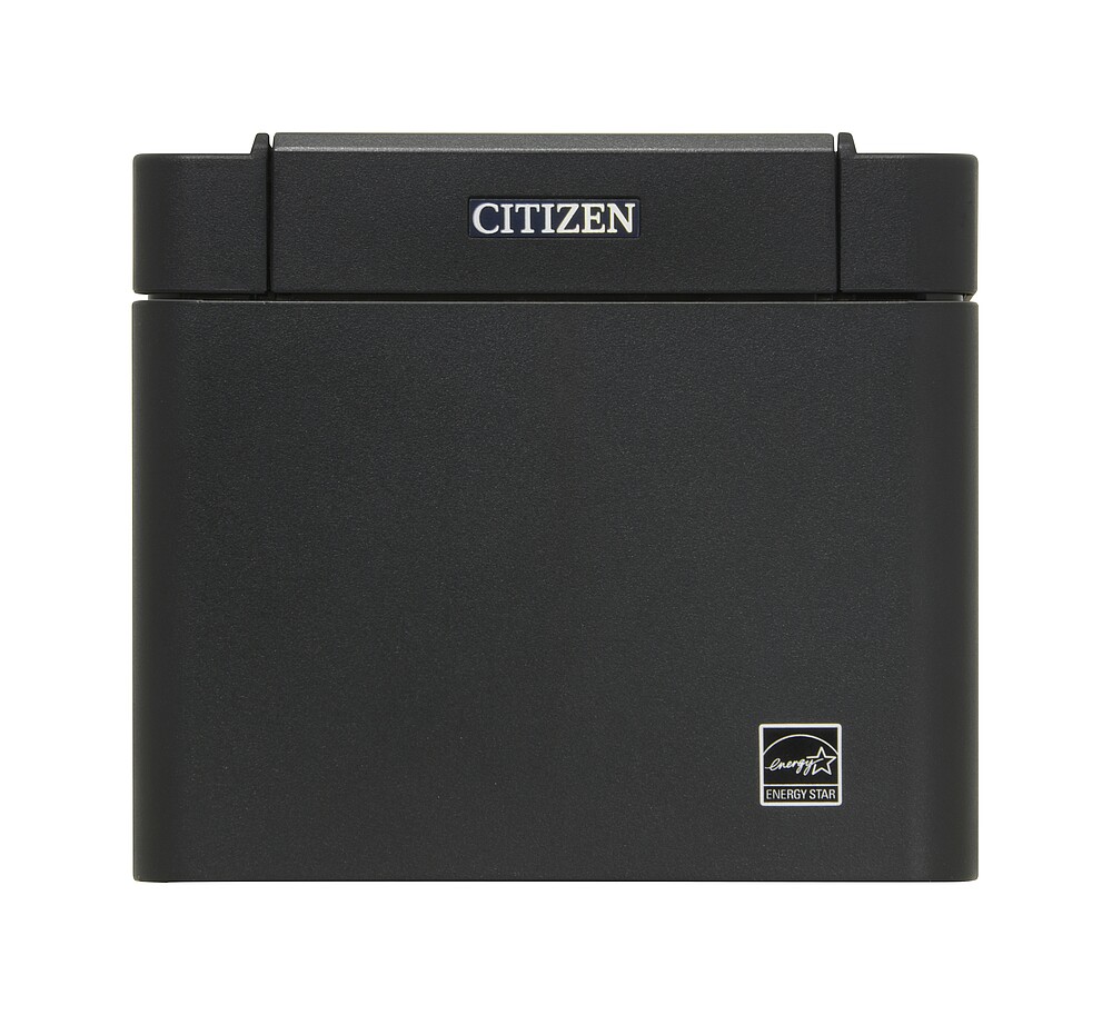 Citizen POS CT-E601 Antimicrobial Disinfectant Ready Black Printer Front