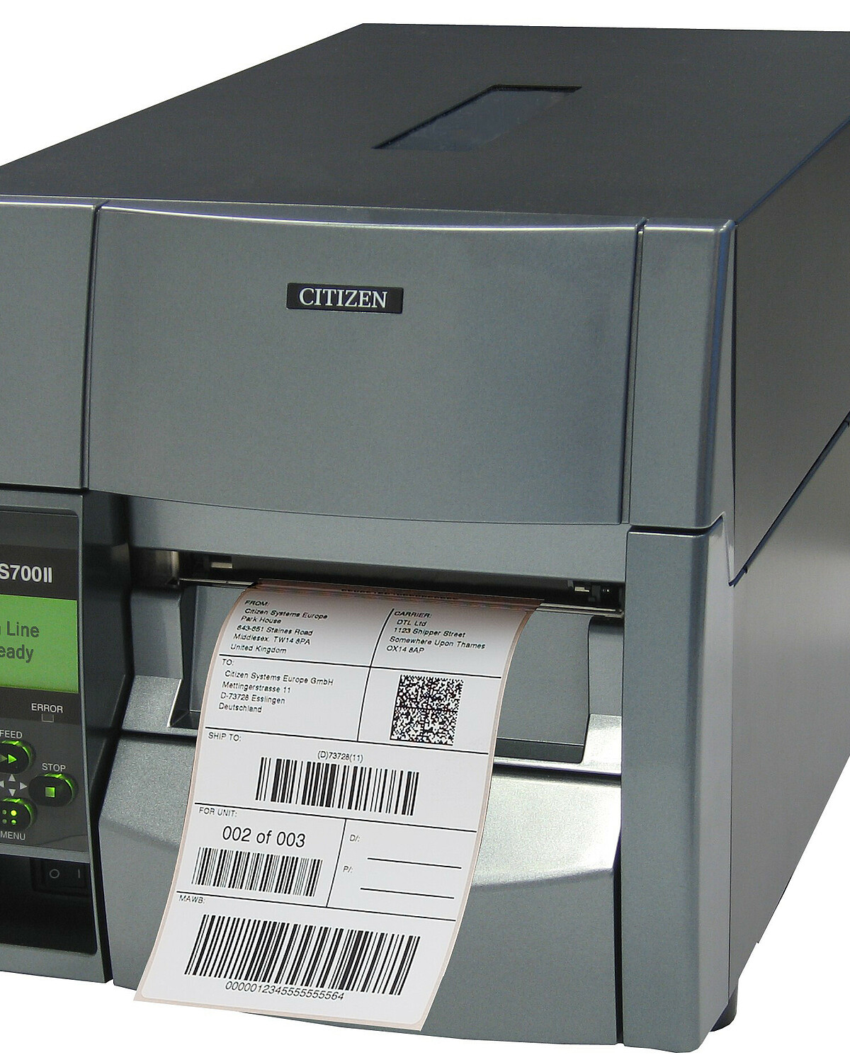 Citizen Label Printer CL-S700 Feed
