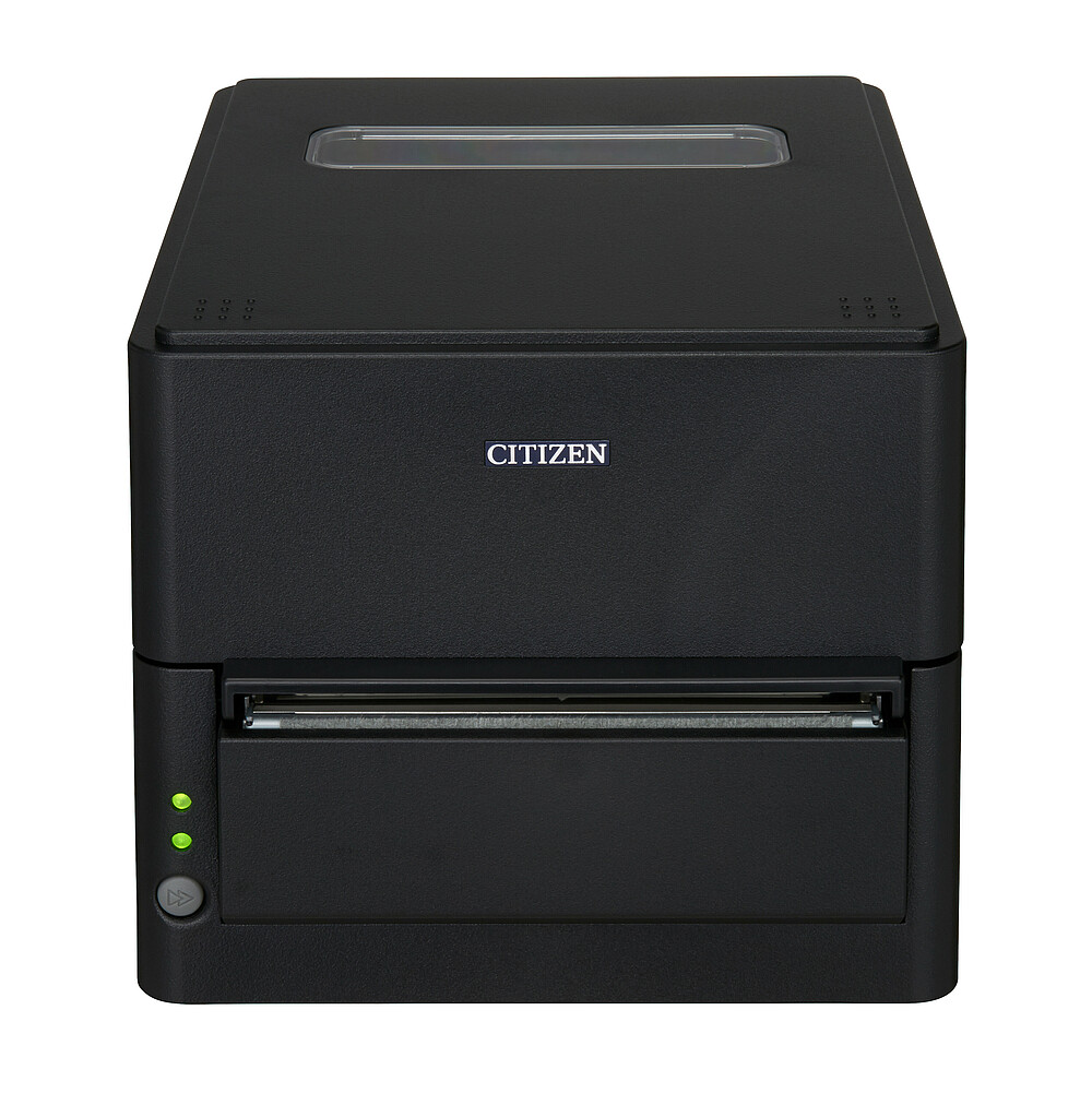 Citizen POS Drucker CT-S4500 schwarz Frontansicht von oben