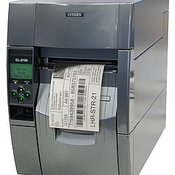 Citizen Etikettendrucker CL-S700R mit Etikett