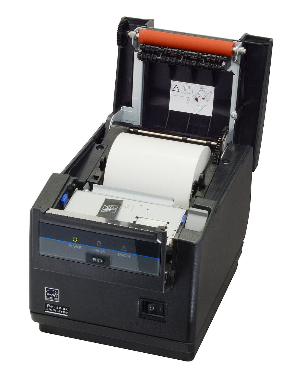 Citizen Black POS Printer CT-S601IIR Open 1