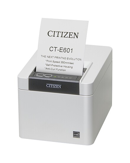 Citizen POS CT-E601 Antimicrobial Disinfectant Ready White Printer Feed