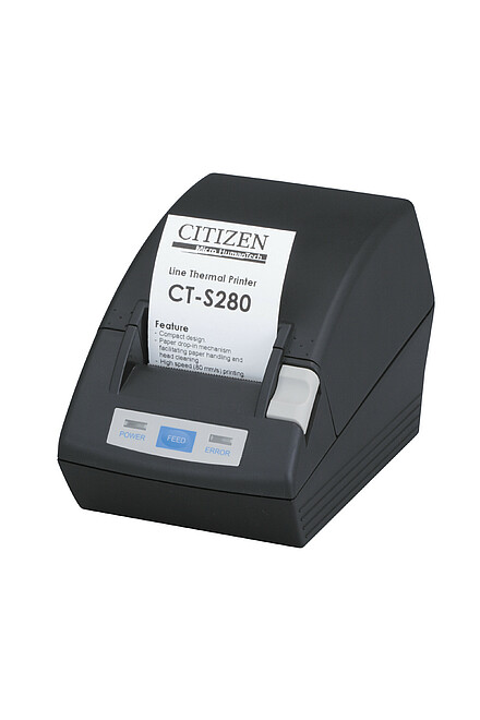 Citizen POS Drucker CT-S280 schwarz mit Bon