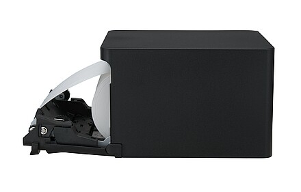 Citizen POS Drucker CT-S751 schwarz Seitenansicht mit Papierrolle