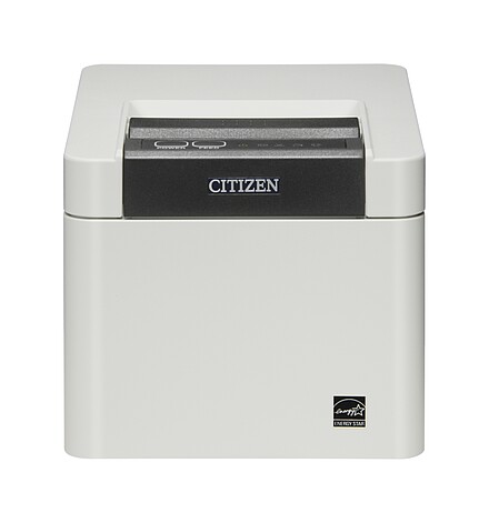 Citizen POS CT-E601 Antimicrobial Disinfectant Ready White Printer Upperfront