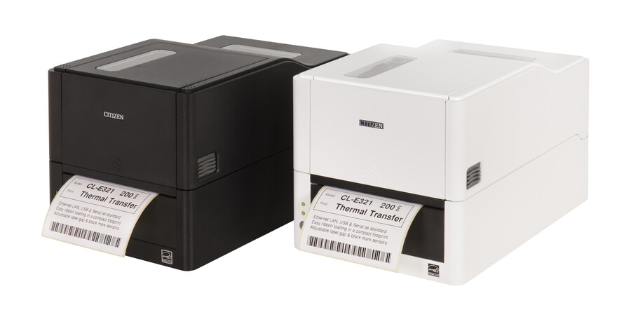 Citizen Принтер для печати этикеток CL-E321 черный белый печать